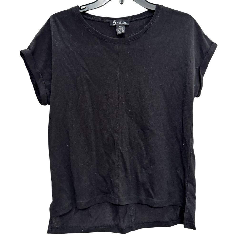 Alison Sheri Fitted Black Tee - Size S - New